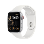 Apple Watch SE OLED 44 mm Digital 368 x 448 pixels Touchscreen 4G Silver Wi-Fi GPS (satellite)