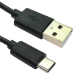 Cables Direct 1m USB 2.0 Type C -A Blk