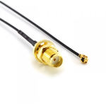 ALLNET ANT-PIG-UFL-SMAF-30 coaxial cable 0.3 m U.FL SMA Black, Gold