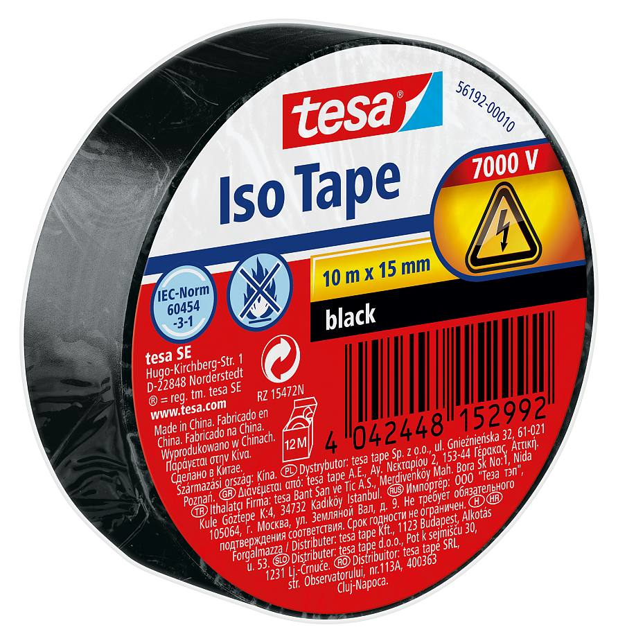 Image of TESA 56192-00010-01 - Black - 15 mm