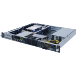 GIGABYTE E152-ZE1 Intel SoC Socket SP3 Rack (1U) Zwart, Staal