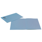 Q-CONNECT Q-CONNECT SQ CUT FOLDER FS BLUE