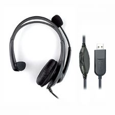 Photos - Other for Computer Polk Audio HiHo 218M Monaural USB-A Headset with Boom Mic HIHO-218M 