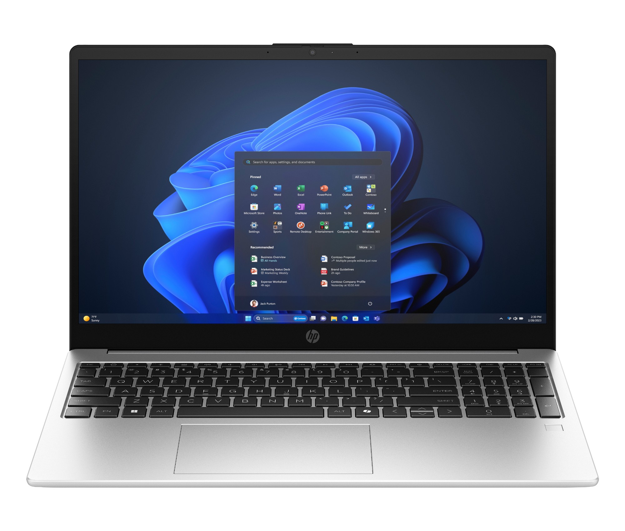 HP 255R G10 AMD Ryzen™ 5 7535U Laptop 39.6 cm (15.6") Full HD 24