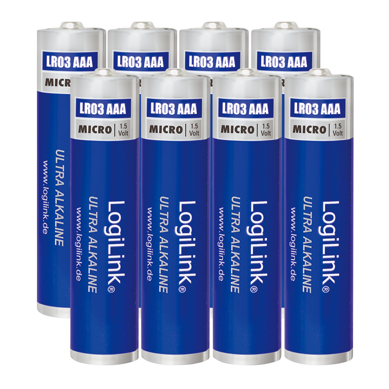Photos - Battery LogiLink LR03F8 household  Single-use  AAA Alkaline 