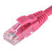 Cablenet 0.3m Cat6 RJ45 Pink U/UTP LSOH 24AWG Snagless Booted Patch Lead