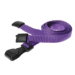 Digital ID 10mm Recycled Plain Purple Lanyards with Plastic J Clip (Pack of 100)