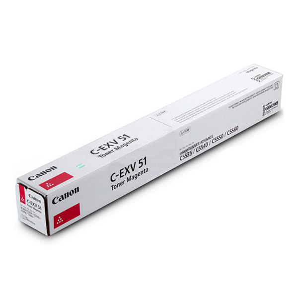Image of Canon 0486C002/C-EXV51LM Toner-kit magenta, 26K pages/5% for Canon...