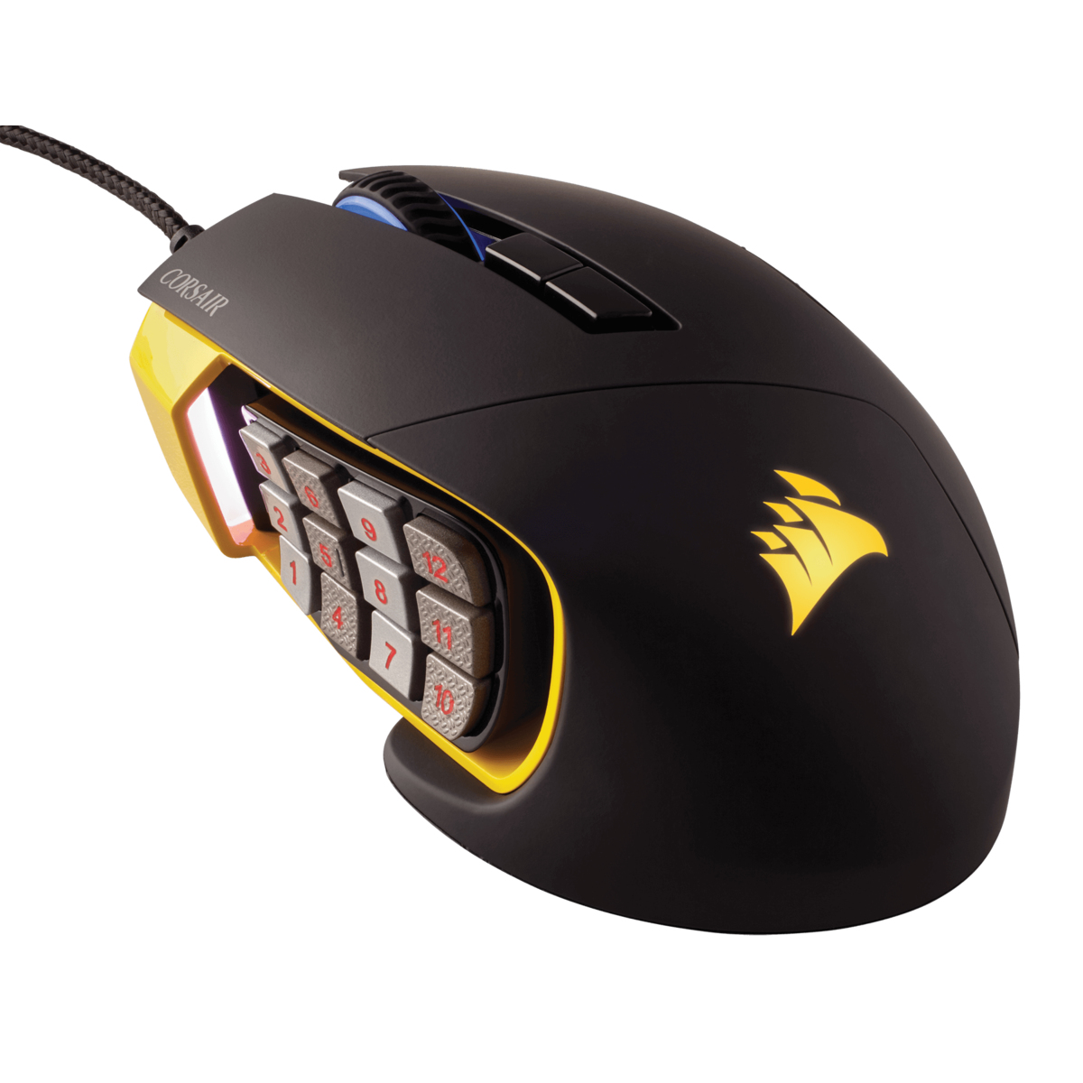 Corsair Scimitar Pro RGB mouse Gaming Right-hand USB Type-A Optical 16