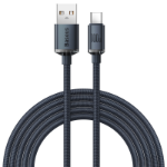 Baseus CAJY000401 USB cable 1.2 m USB C USB A Black