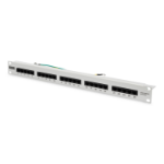 Digitus CAT 3 ISDN Patch Panel, unshielded, grey