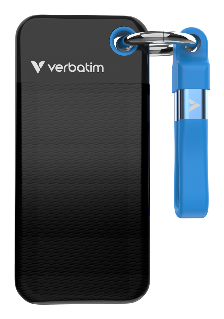 Verbatim Pocket SSD USB 3.2 Gen 2 128GB Black/Blue