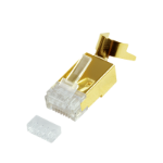 LogiLink Modular Plug RJ45 Cat.8.1 + Cat.6A, gold plated, 10 pcs.