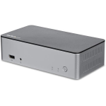 StarTech.com Dual-Monitor USB-C Dock for Windows - 2.5” SATA SSD/HDD Bay