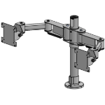 Ergonomic Solutions 400mm pole W/ 2x 200mm