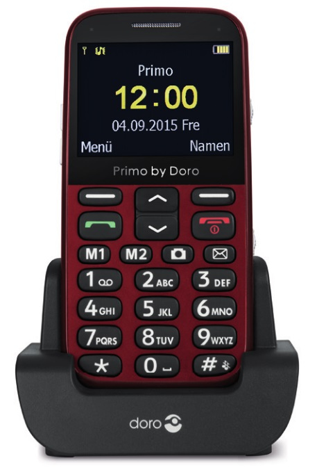 Image of Doro Primo 366 5.84 cm (2.3") 87 g Red