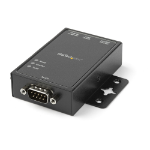 StarTech.com 1-Port Serial-to-IP Ethernet Device Server - RS232 - DIN Rail and Surface Mountable - Aluminum