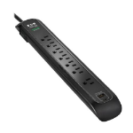 Eaton TLP76BUC surge protector Black 7 AC outlet(s) 120 V 70.9" (1.8 m)