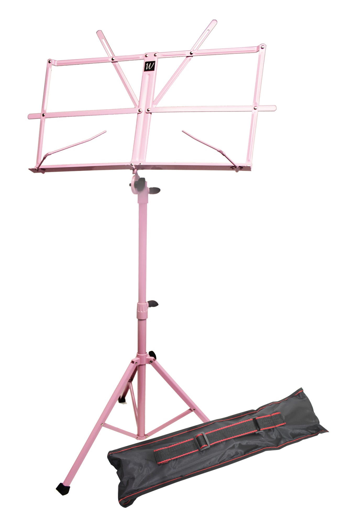PDT Windsor Music Stand with Bag - Pink