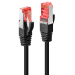 Lindy 47777 networking cable Black 1 m Cat6 S/FTP (S-STP)