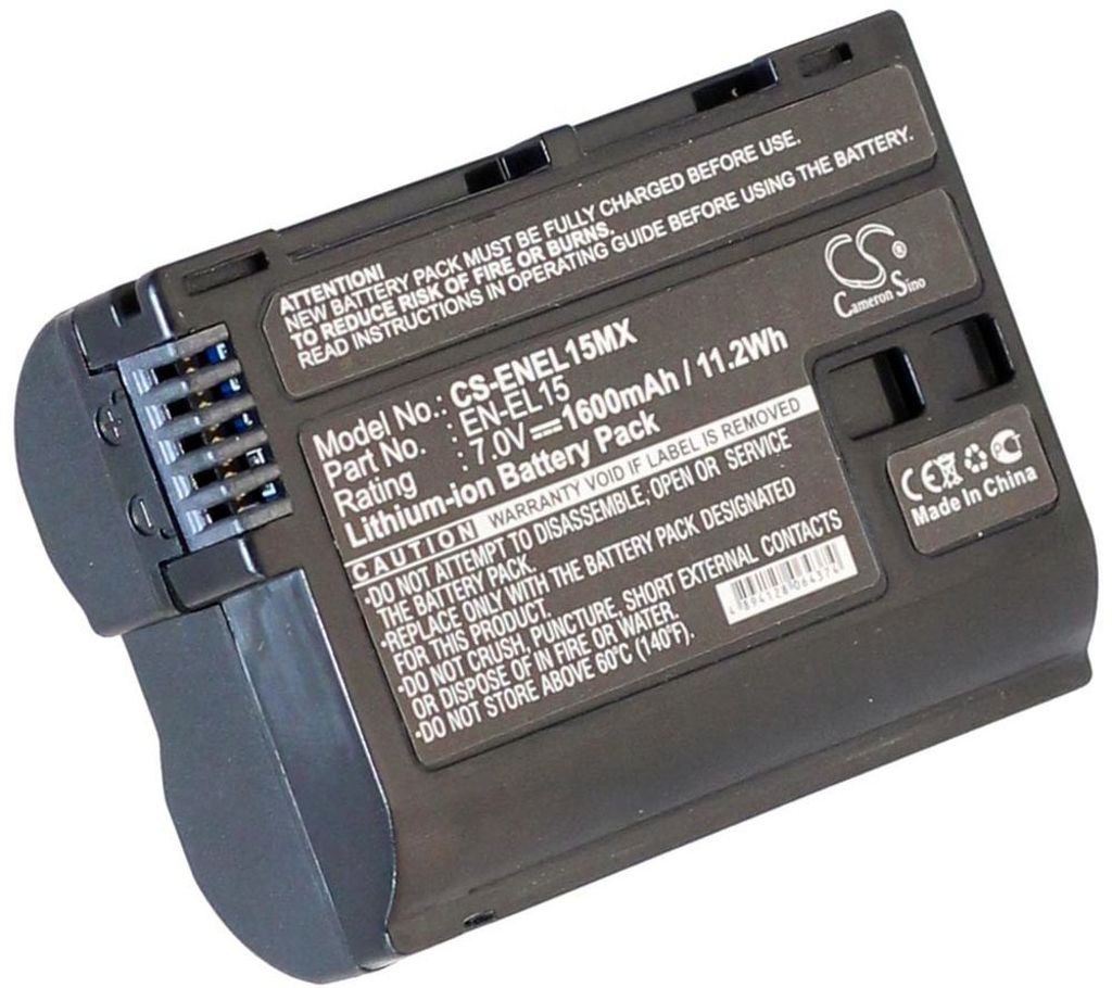 EU Product - Battery for EN-EL15 replacement battery thumbnail