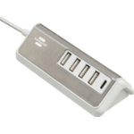 Brennenstuhl 1508230 mobile device charger Stainless steel, White Indoor