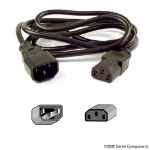Belkin PRO Series Computer-Style AC Power Extension Cable Black 23.6" (0.6 m)