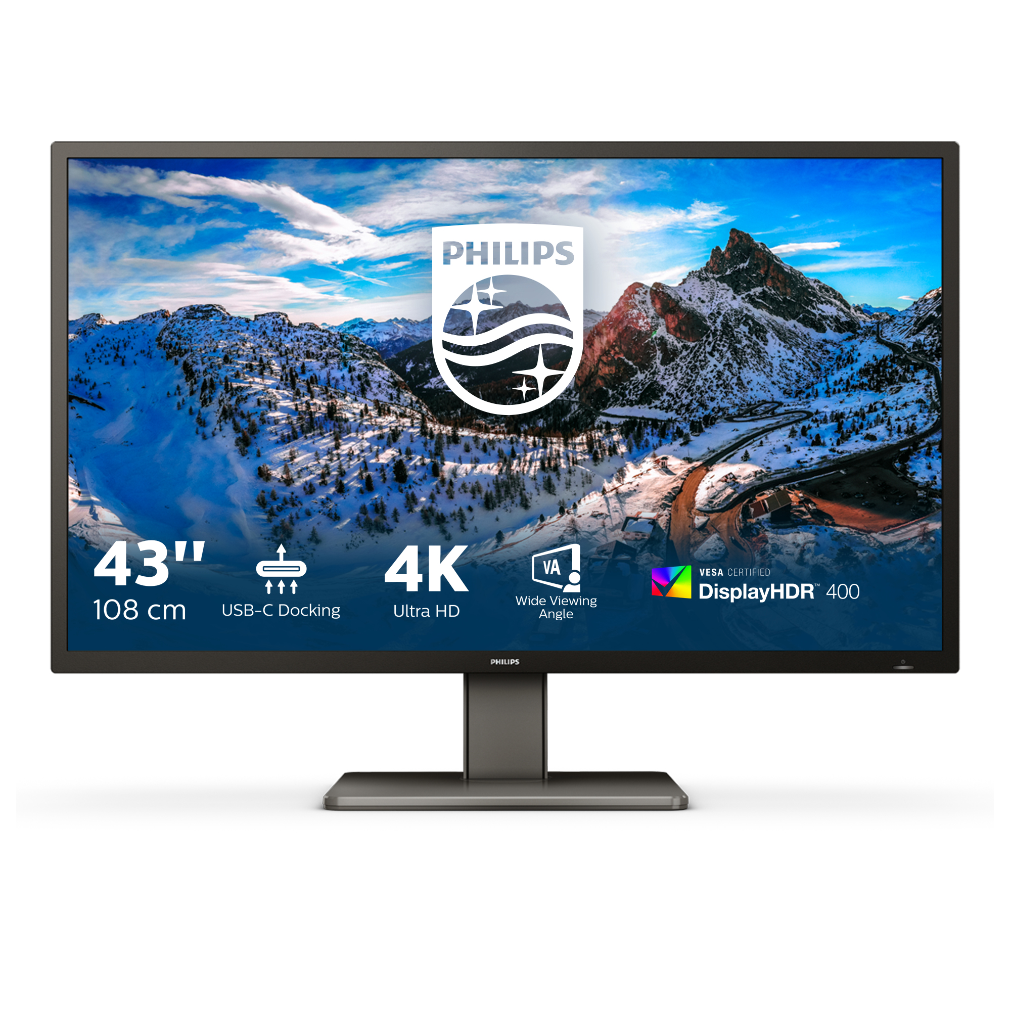 Philips P Line 439P1/00 computer monitor 108 cm (42.5") 3840 x 21