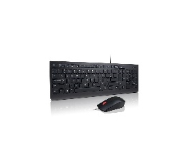 Image of Lenovo 4X30L79921 keyboard Mouse included USB QWERTY UK English Black