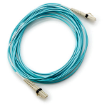 HPE LC to LC Multi-mode OM3 2-Fiber 5.0m 1-Pack fibre optic cable 5 m Blue
