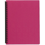 MARBIG REFILLABLE DISPLAY BOOK A4 20 POCKET PINK