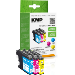 KMP B61CMYV inktcartridge 3 stuk(s) Compatibel Cyaan, Magenta, Geel