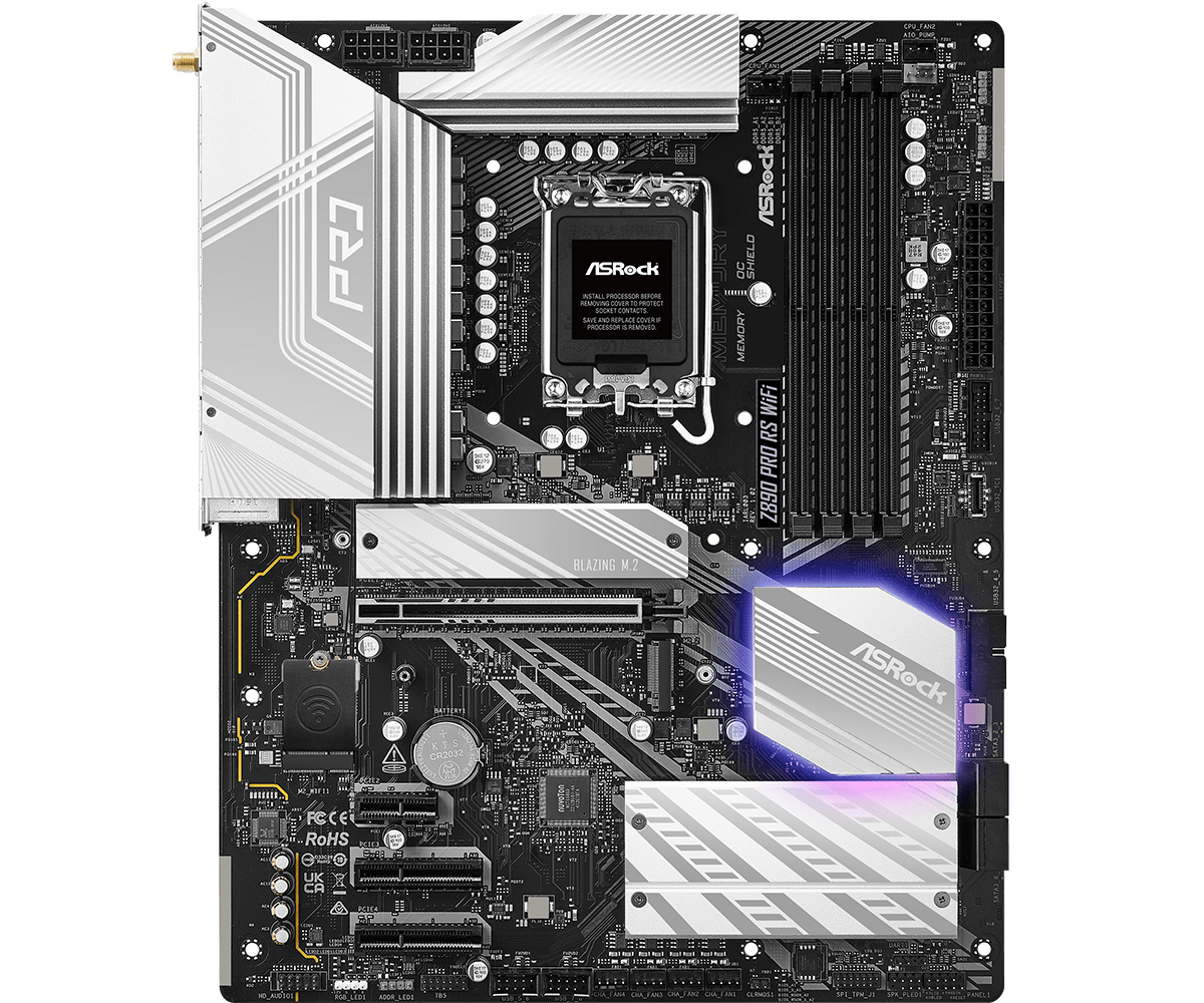 Z890 Pro RS WiFi Intel Z890 LGA 1851 (Socket V1) ATX