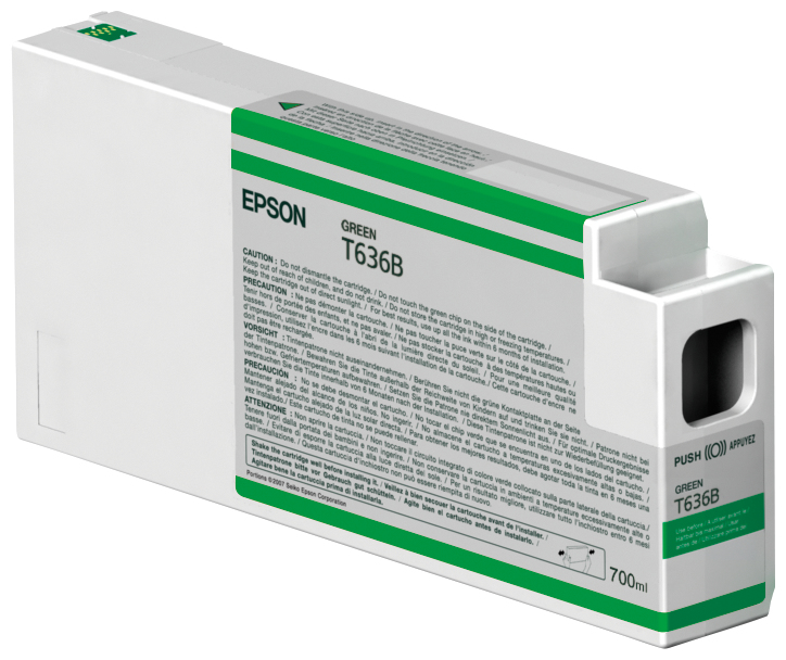 Image of Epson C13T636B00/T636B Ink cartridge green 700ml for Epson Stylus...