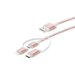 j5create JMLC11 USB cable 1 m USB A Micro-USB B Rose gold