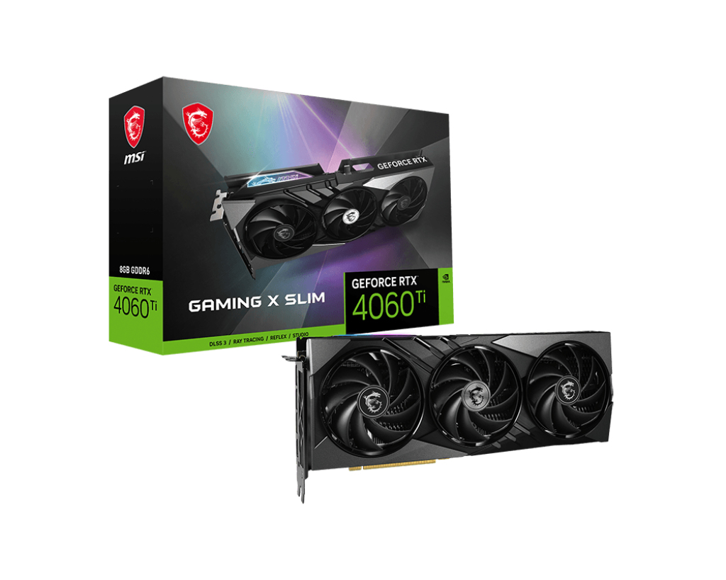Image of MSI GAMING GeForce RTX 4060 Ti X SLIM 8G NVIDIA 8 GB GDDR6