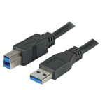 M-Cab USB A - USB B 3 m USB cable USB 3.2 Gen 1 (3.1 Gen 1) Black