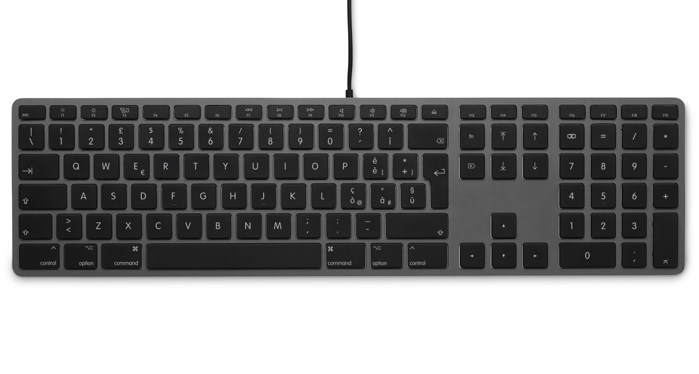 Image of LMP 18251 keyboard USB QWERTY Italian Grey