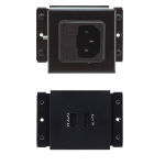 Kramer Electronics TS-UC socket-outlet 2 x USB A Black