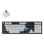 Keychron Q6 Max keyboard Universal USB + RF Wireless + Bluetooth QWERTY UK English Black, White