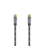 Hama 00205078 coaxial cable 3 m F Black, Grey