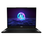 MSI Stealth 18 AI Studio A1VHG 019US Intel Core Ultra 9 185H Laptop 18" Quad HD+ 32 GB DDR5-SDRAM 1 TB SSD NVIDIA GeForce RTX 4080 Wi-Fi 7 (802.11be) Windows 11 Home Black