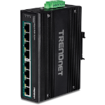 Trendnet TI-PG80B network switch Gigabit Ethernet (10/100/1000) Power over Ethernet (PoE) Black