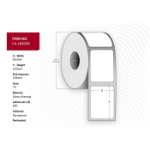 Capture CA-LB3038 printer label White