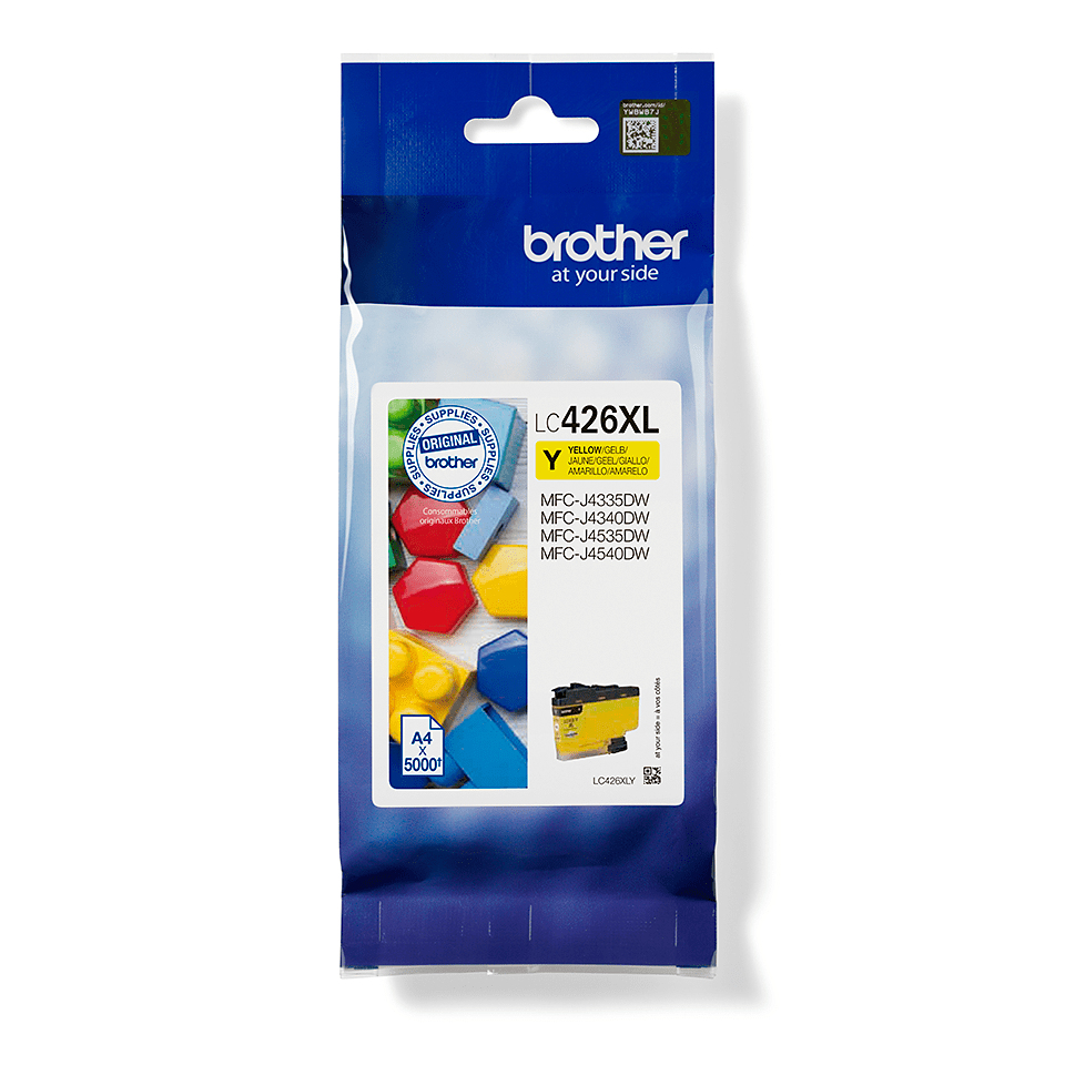 Image of Brother LC-426XLY Ink cartridge yellow, 5K pages ISO/IEC 19752 for...