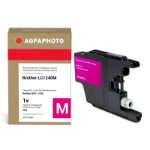 AgfaPhoto LC-1240M inktcartridge 1 stuk(s) Compatibel Normaal rendement Magenta