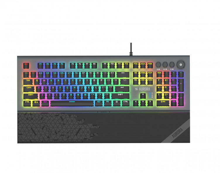 iBox AURORA K-5 keyboard Gaming USB QWERTY English Black
