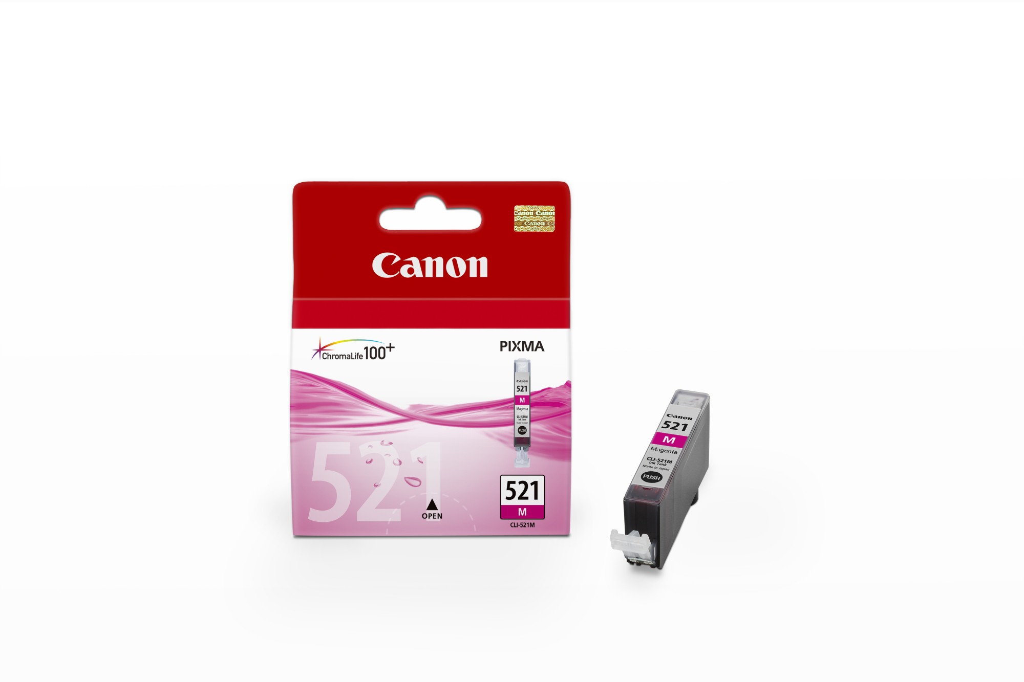 Canon 2935B008/CLI-521M Ink cartridge magenta Blister Acustic Magnetic