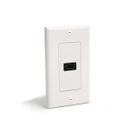 StarTech.com HDMIPLATE wall plate/switch cover White