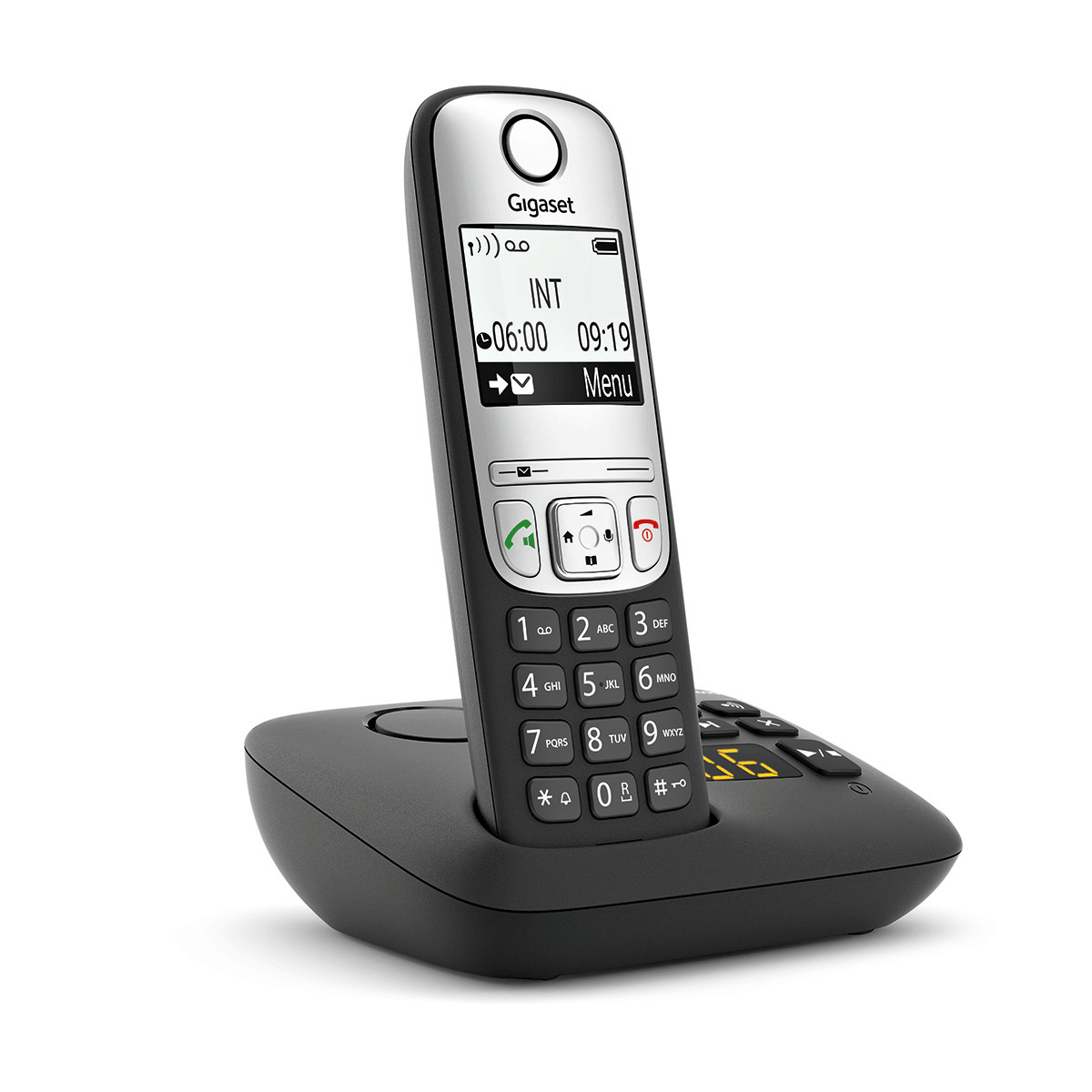 Image of Gigaset A690A Analog/DECT telephone Caller ID Black